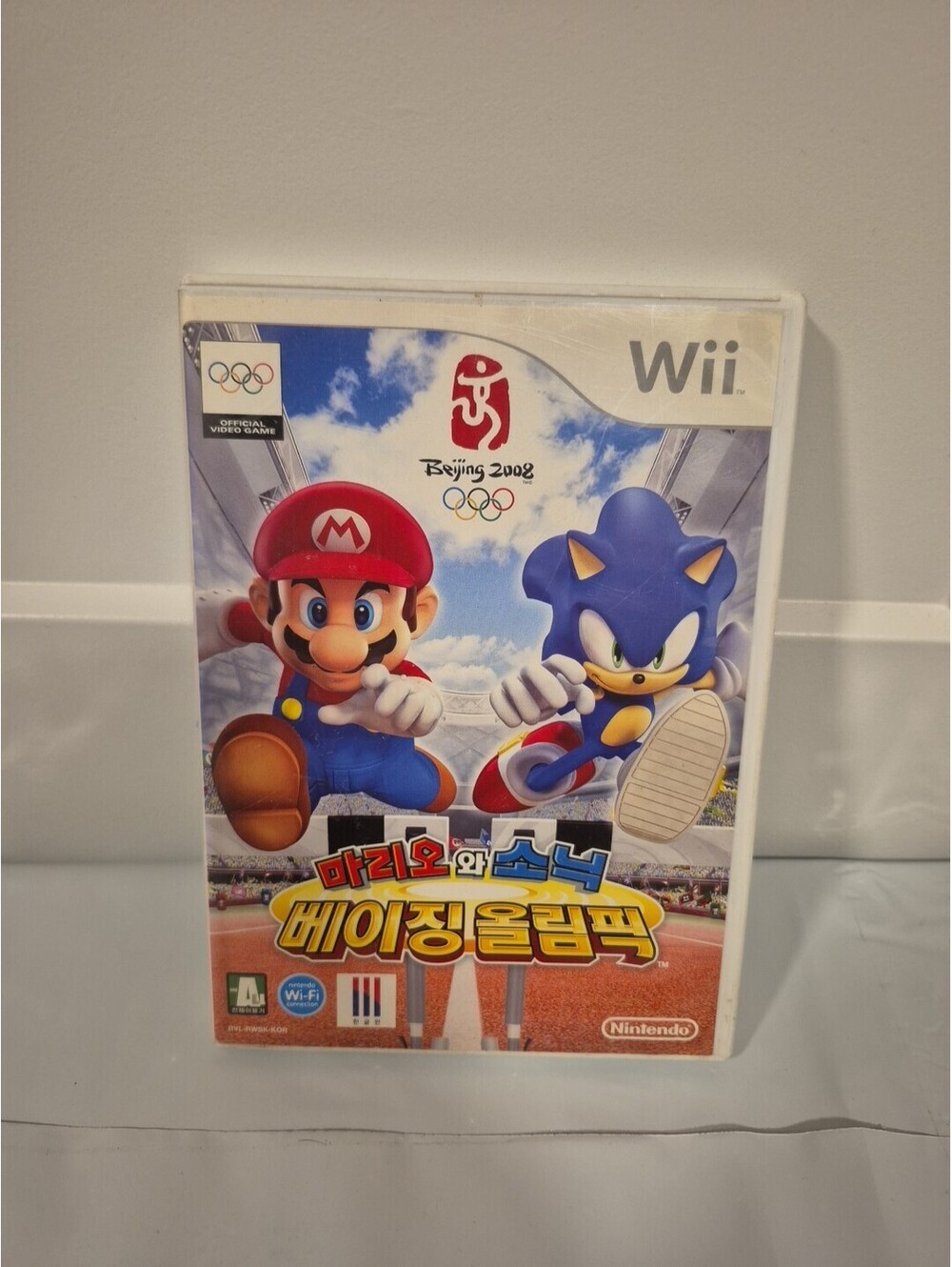 Nintendo Wii Mario & Sonic Beijing Olympics Game Korean Version NTSC-K Korea